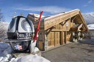 entrée les 3 chalets courchevel